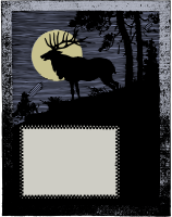 Deer Frame - Colour