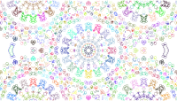 Kaleidoscope Prismatic Abstract No Background