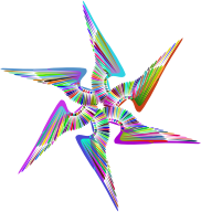 Wings Design Line Art Prismatic