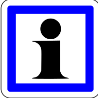 panneaux information