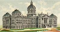 Cigarette Card - Capitol Building of Indiana