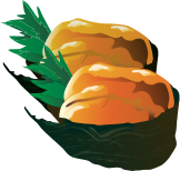 Sea urchin sushi (nigiri)