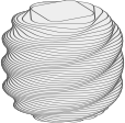 Animated Twisted Rounded Block
