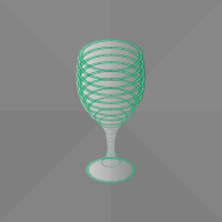 wine glass (animated)