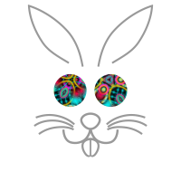 psychedelic bunny (animated)