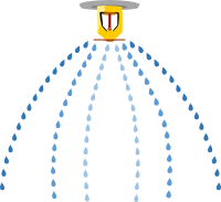 Operating fire sprinkler