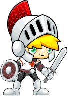 Golden Haired Knight Kid