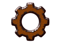rusted gear