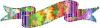 Waving Psychedelic Banner