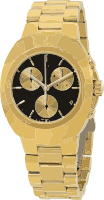 swiss watch in full gold and black - horlogerie