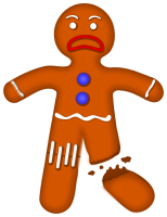 Sad Gingerbread Man