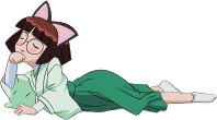 Anime Girl Thinking