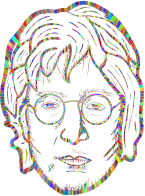 John Lennon Portrait By blambasa Polyprismatic