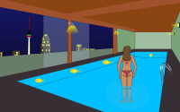 Lady in a Pool