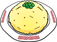 Fried Rice with Green Peas