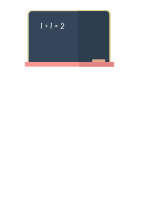 Blackboard flat design style