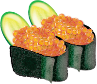 Salmon roe sushi (#2)
