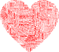 Truth Heart Red