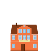2D House (Flat Design)