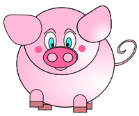 Happy pig