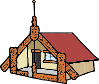 A Maori Meeting House