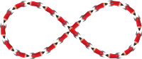 Rocket Pencil Infinity Sign