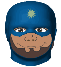 Superhero in a Mask