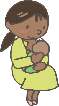 African Mother and Baby