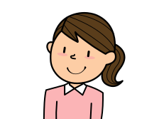 Smiling Anime Cartoon Woman