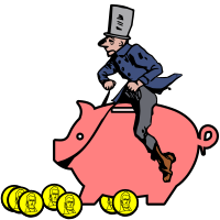 Piggy Bank Rider