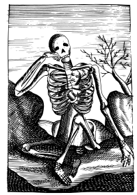 Thinking Skeleton 
