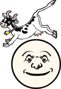 A Cow Jumping Over the Moon