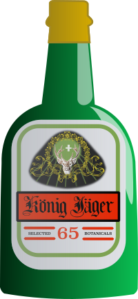 German Digestif Bottle