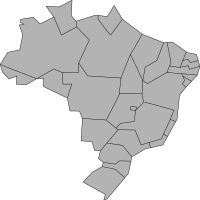 Minimal Brazil map