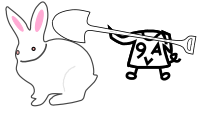 Snow rabbit animation