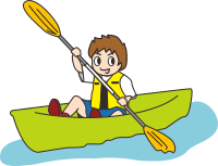 Boy in a Kayak