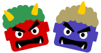 Red and Blue Oni