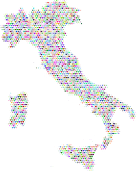 Italy Love And Peace Colorful