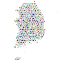 South Korea Love And Peace Colorful
