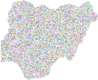 Nigeria Love And Peace Colorful