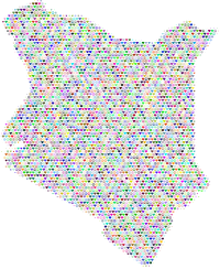Kenya Love And Peace Colorful