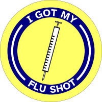 Flu Shot Button