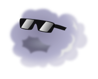 Shady Cloud (isolated)