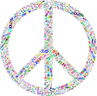 2026 Peace Sign 2 Colorful