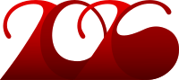2026 year stylized nested numbers