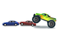 Monster Truck and Cars