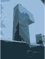 CCTV Tower by Rem Koolhaus Side