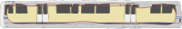 Bart Train Exterior with Cutaway