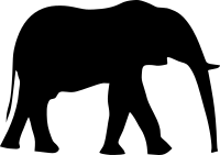 elephant silhouet