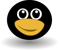 Funny tux face